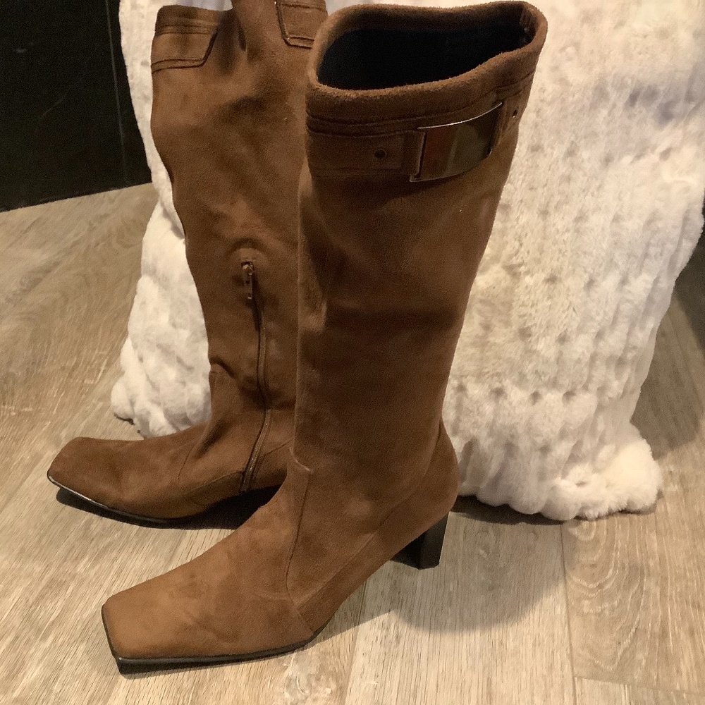 Franco Sarto Suede Boots